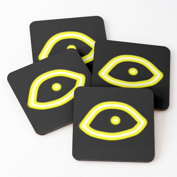 Item preview, Neon Eyes - Yellow Version designed and sold by Boxer-n-co.