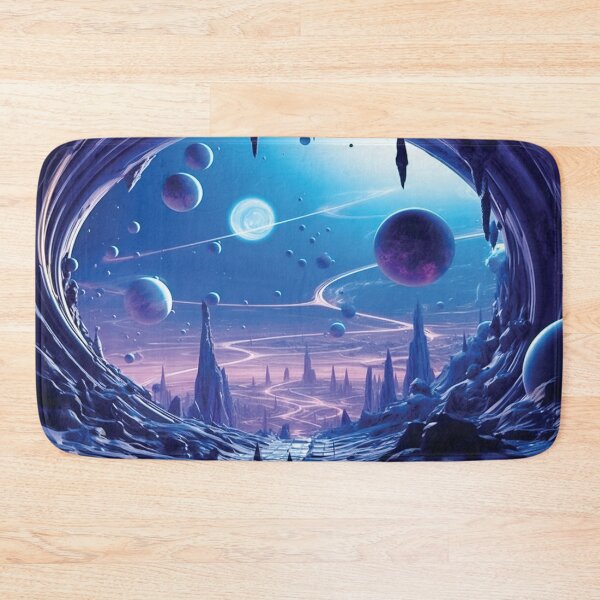 Item preview, Fantasy Alien Planet Landscape designed and sold by AdrianGrosu.