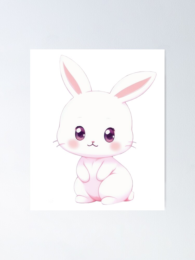 fast-version) How to Draw Simple Cute Bunny - Step by Step Tutorial -  YouTube