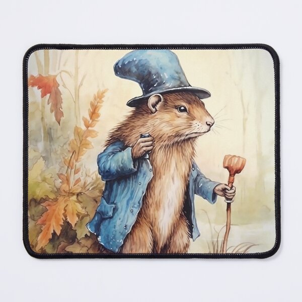 Artikelvorschau, Beaver : Watercolour Magical Forest Creatures Series entworfen und verkauft von MTJ-Mushrooms.
