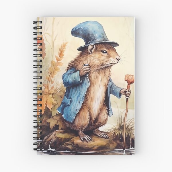 Item preview, Beaver : Watercolour Magical Forest Creatures Series designed and sold by MTJ-Mushrooms.