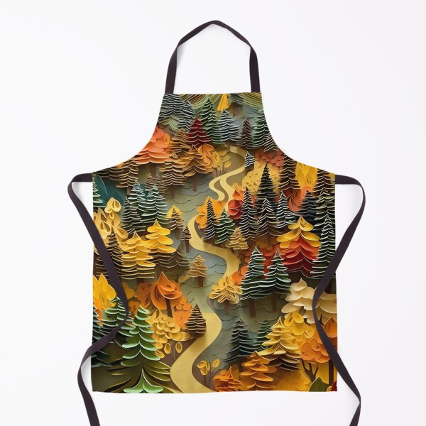 Item preview, Autumn Forest Paper Art designed and sold by Kingsandwichco.