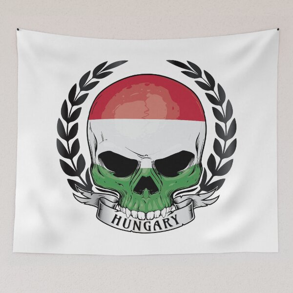 Item preview, Hungary Skull And Ribbon designed and sold by RahallusNtx.