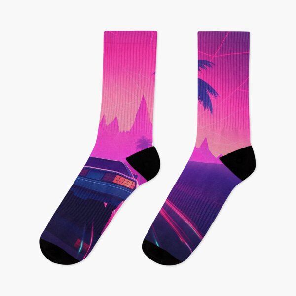 Item preview, Neon Momentum: Propelling into the Synthwave Dimension designed and sold by Mullet Monkey.