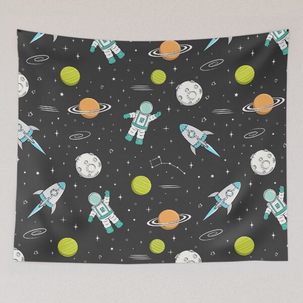Item preview, space theme - dark gray designed and sold by littlearrow.