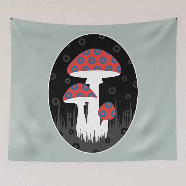 Item preview, Phish Fishman Donuts Amanitas sutiles designed and sold by Normandie Rainwater.