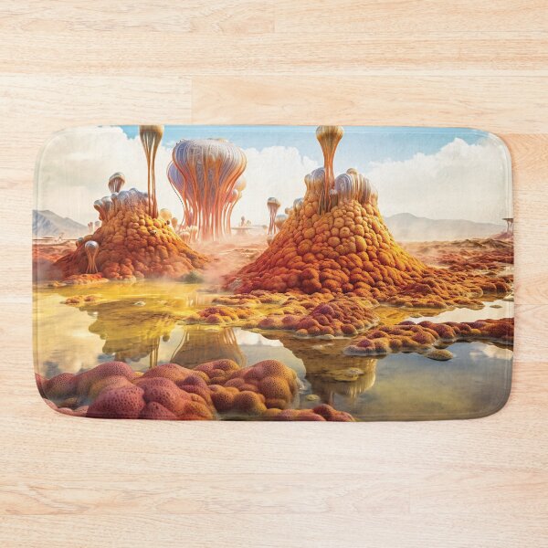 Item preview, Fantasy Alien Planet Landscape designed and sold by AdrianGrosu.