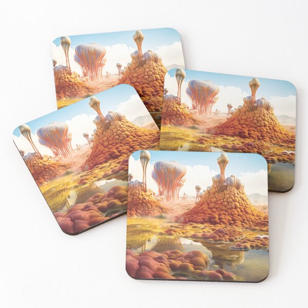Item preview, Fantasy Alien Planet Landscape designed and sold by AdrianGrosu.
