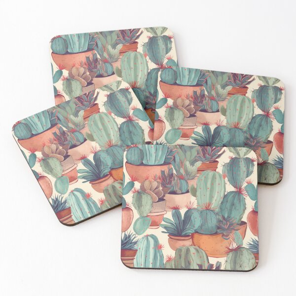 Item preview, Vibrant Cactus Pattern Prints designed and sold by GiveMeMood.