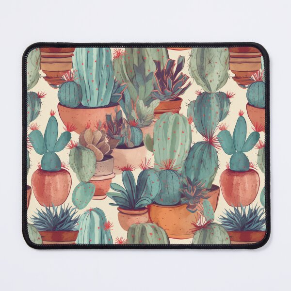 Item preview, Vibrant Cactus Pattern Prints designed and sold by GiveMeMood.