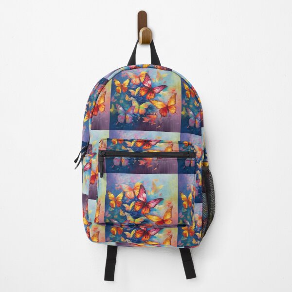 Item preview, Rainbow butterflies with colorful rainbow colors designed and sold by Earth Nature Creations.