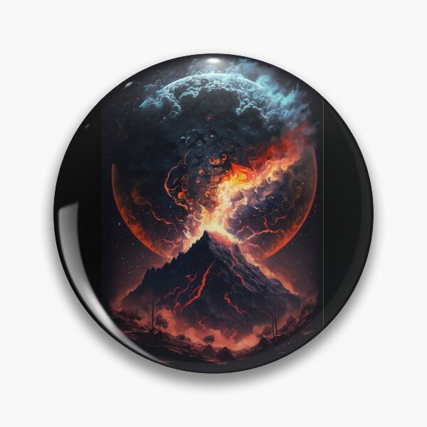 Item preview, Astonishing Volcano Eruption designed and sold by CanvasDreamland.