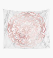 Rose Gold Mandala Star Wall Tapestry