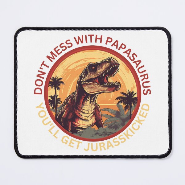 Item preview, Papasaurus Vintage Dad Father T-Rex Dinosaur Father's Day designed and sold by Slowerblue.