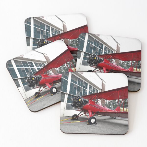 Item preview, Modern Industrial Air Plane Museum Vintage Red Propeller Plane Digital Photograph designed and sold by ARTbyABACCUS.