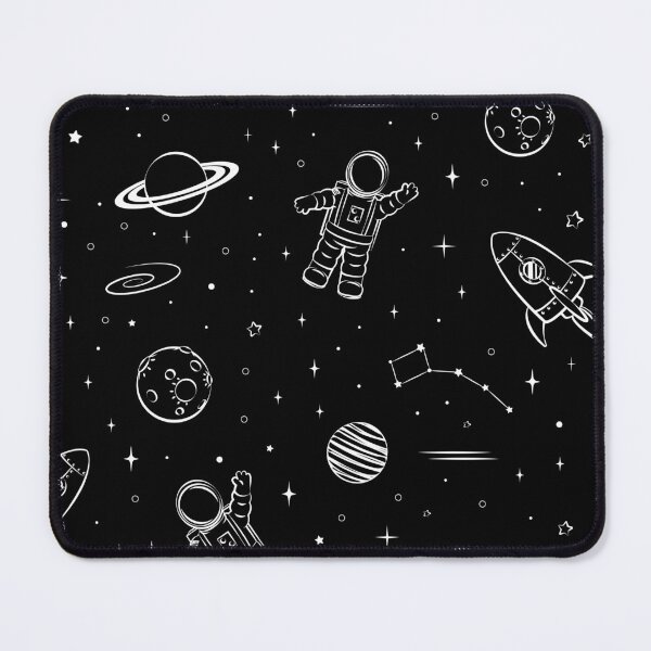 Item preview, space theme - black designed and sold by littlearrow.
