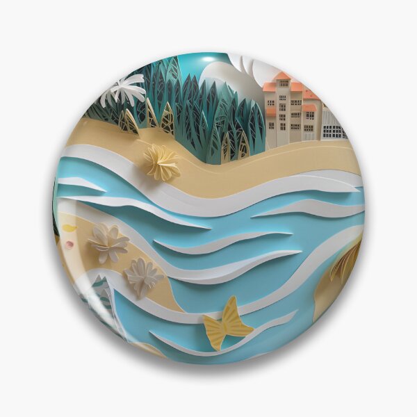 Item preview, Seaside Paper Art designed and sold by Kingsandwichco.