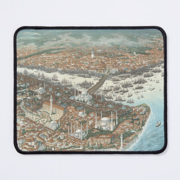 Item preview, Vintage Istanbul & Constantinople Map (1896) designed and sold by BravuraMedia.