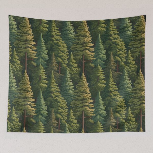 Item preview, conifer tree forest designed and sold by RatFarm.