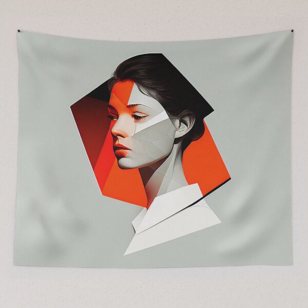 Item preview, Minimalist portrait of a woman designed and sold by G-Pops46.