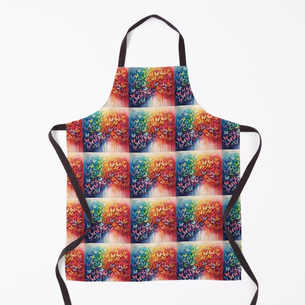 Item preview, Rainbow butterflies with colorful rainbow melting colors designed and sold by Earth Nature Creations.
