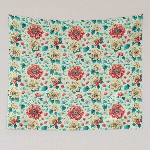Item preview, Flower pattern red designed and sold by Anton-H.