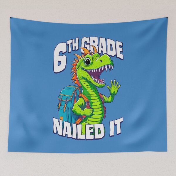 Item preview, 6th Grade Nailed It Funny Happy Dragon Boy Graduation designed and sold by GrandeDuc.