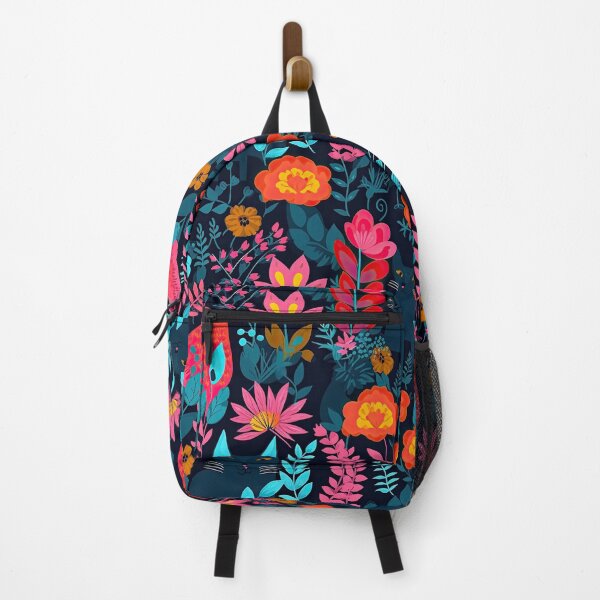 Item preview, Vibrant Cats Leaves and Flowers Floral Patterns designed and sold by Wonder Of Light.