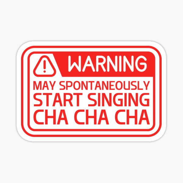 Item preview, Käärijä Warning - May Sing Cha Cha Cha designed and sold by humnoo.