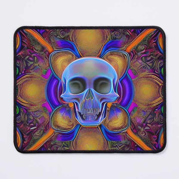 Item preview, Psychedelic Skull designed and sold by freshnewbrew.