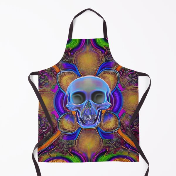 Item preview, Psychedelic Skull designed and sold by freshnewbrew.