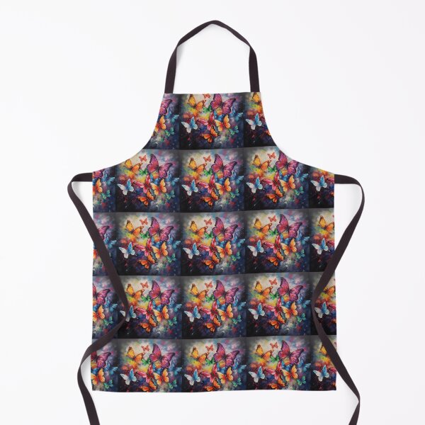 Item preview, Rainbow butterflies with colorful rainbow blended colors designed and sold by Earth Nature Creations.