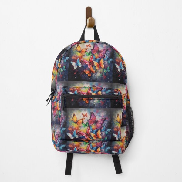 Item preview, Rainbow butterflies with colorful rainbow blended colors designed and sold by Earth Nature Creations.