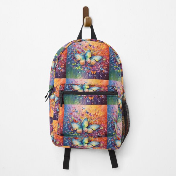 Item preview, Rainbow butterflies with colorful rainbow blended colors designed and sold by Earth Nature Creations.
