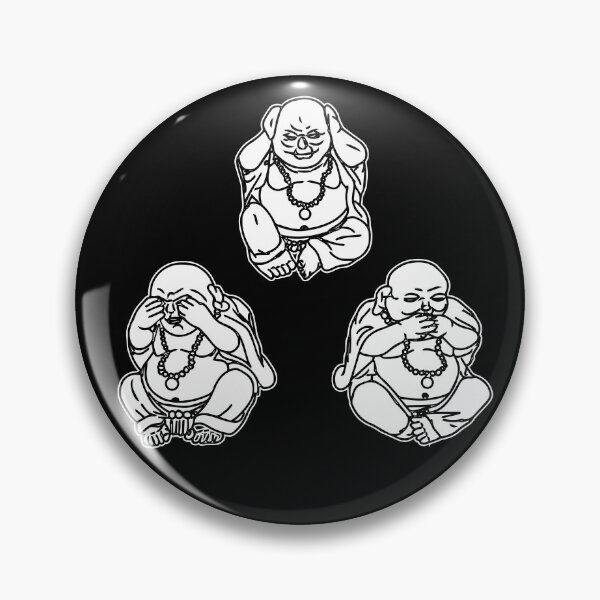 Item preview, Buddha - Hear/See/Speak No Evil - Triangle designed and sold by HackSwag.
