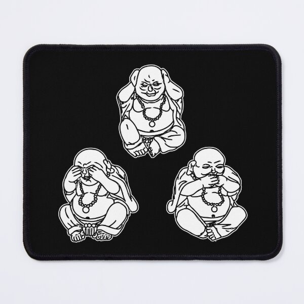Item preview, Buddha - Hear/See/Speak No Evil - Triangle designed and sold by HackSwag.