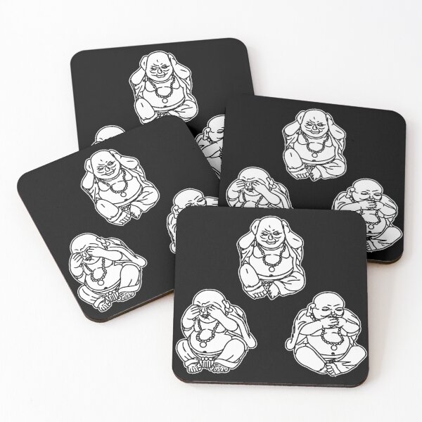 Item preview, Buddha - Hear/See/Speak No Evil - Triangle designed and sold by HackSwag.