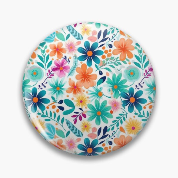 Item preview, Blooming Kaleidoscope: Colorful Spring Flower Art Print designed and sold by nojdeux.