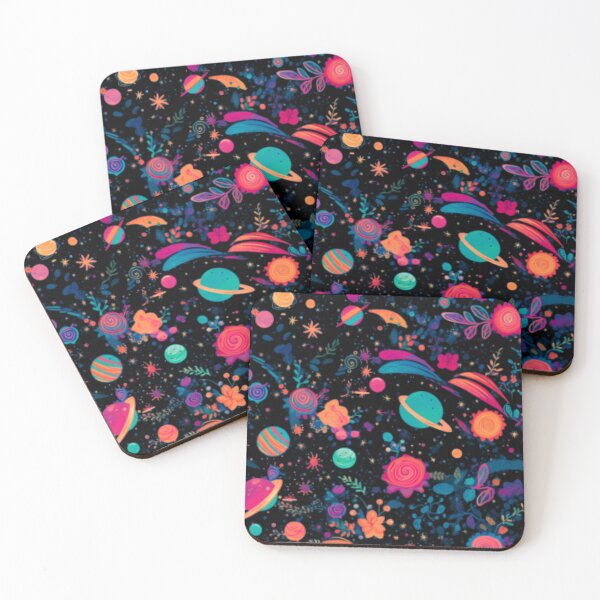 Item preview, Cosmic Harmony: Exploring the Fusion of Space Elements and Flowers designed and sold by centaurydesigns.