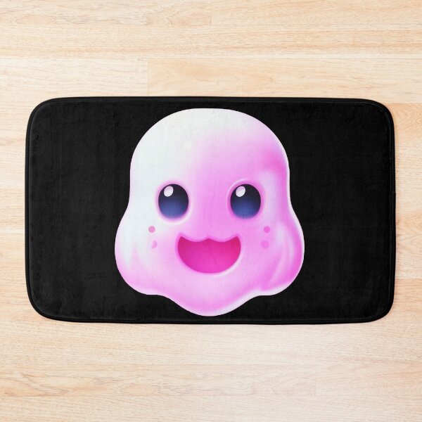 Item preview, Kawaii Cute Pink Ghost Face designed and sold by NapNapSleeper.