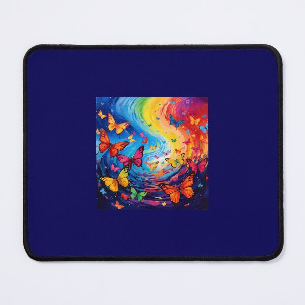 Item preview,  Rainbow butterflies with colorful rainbow blended colors designed and sold by Earth Nature Creations.