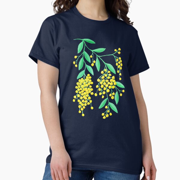Item preview, Golden Wattle | Navy designed and sold by makemerriness.