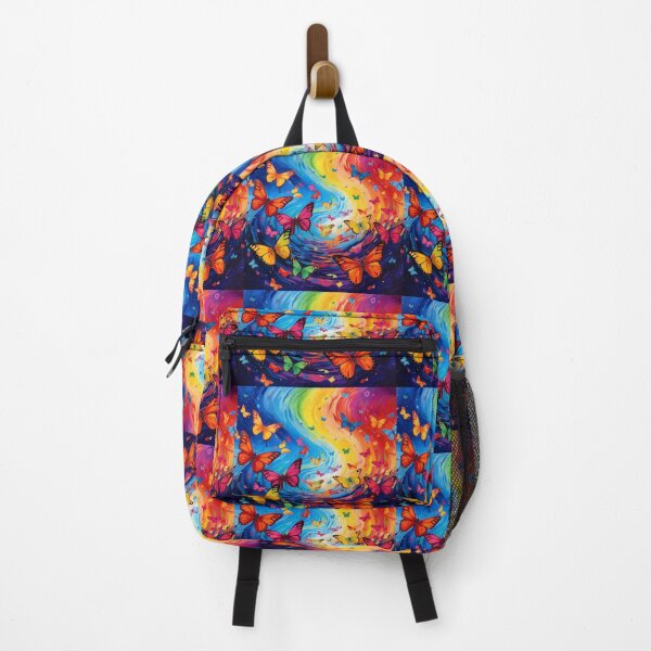 Item preview,  Rainbow butterflies with colorful rainbow blended colors designed and sold by Earth Nature Creations.