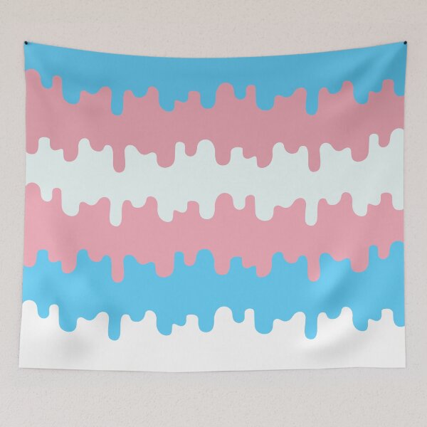 Item preview, Trans Flag Melting Pattern designed and sold by sunburstdesigns.