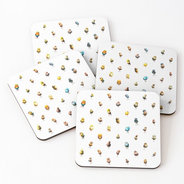 Item preview, Multicolored Abstract Birds Witty Plumaged Creations designed and sold by Pixel4Art.