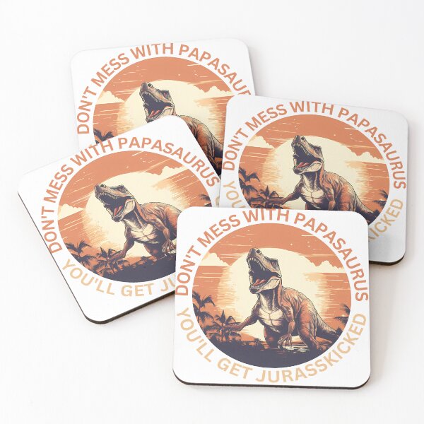 Item preview, Papasaurus Vintage Dad Father T-Rex Dinosaur Father's Day designed and sold by Slowerblue.