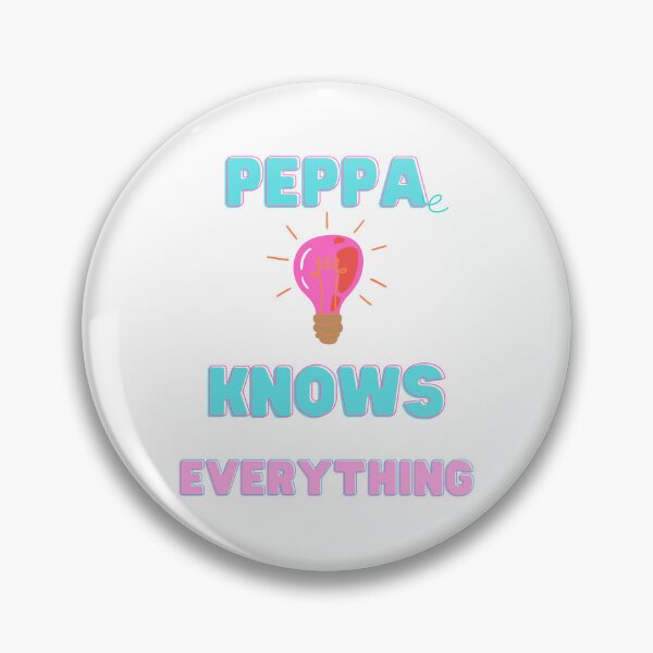 Item preview, Peppa knows everything  designed and sold by smedesign.