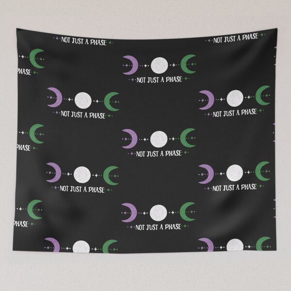 Item preview, Not just a phase (genderqueer Pride!) designed and sold by Becky-Marie.
