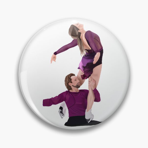 Item preview, Kaitlin Hawayek & Jean-Luc Baker Sticker | Figure Skating Sticker designed and sold by fskatingprints.