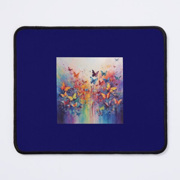 Item preview, Rainbow butterflies with colorful rainbow boho colors designed and sold by Earth Nature Creations.